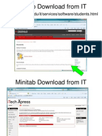 Minitab Download From IT: - Http://louisville - Edu/it/services/software/students - HTML