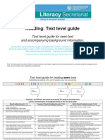 Reading Text Level Guide