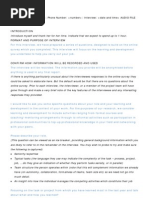 Download Interview Script by Caledonian Academy GCU SN15426750 doc pdf