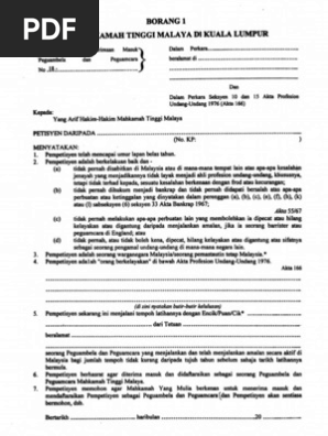 How To Prepare And File Notice Of Motion Notis Usul Page 3 Lawyerment Answers