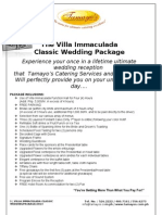 Villa Immaculada Classic Wedding Package-2013