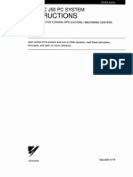 Yaskawa CNC Programme Manual