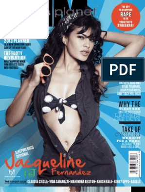 Jacqueline Fernandez Hot Fuck In Brother - FHM Magazine India Jan 2013 | PDF | Chili Pepper | Indian Cuisine