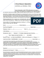 CAFM Memberapplication Form