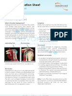 Patient Information Sheet: Shoulder Impingement