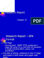 Research Lecture8 Research Report