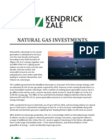 Natural Gas Investments | Kendrick-Zale Ltd