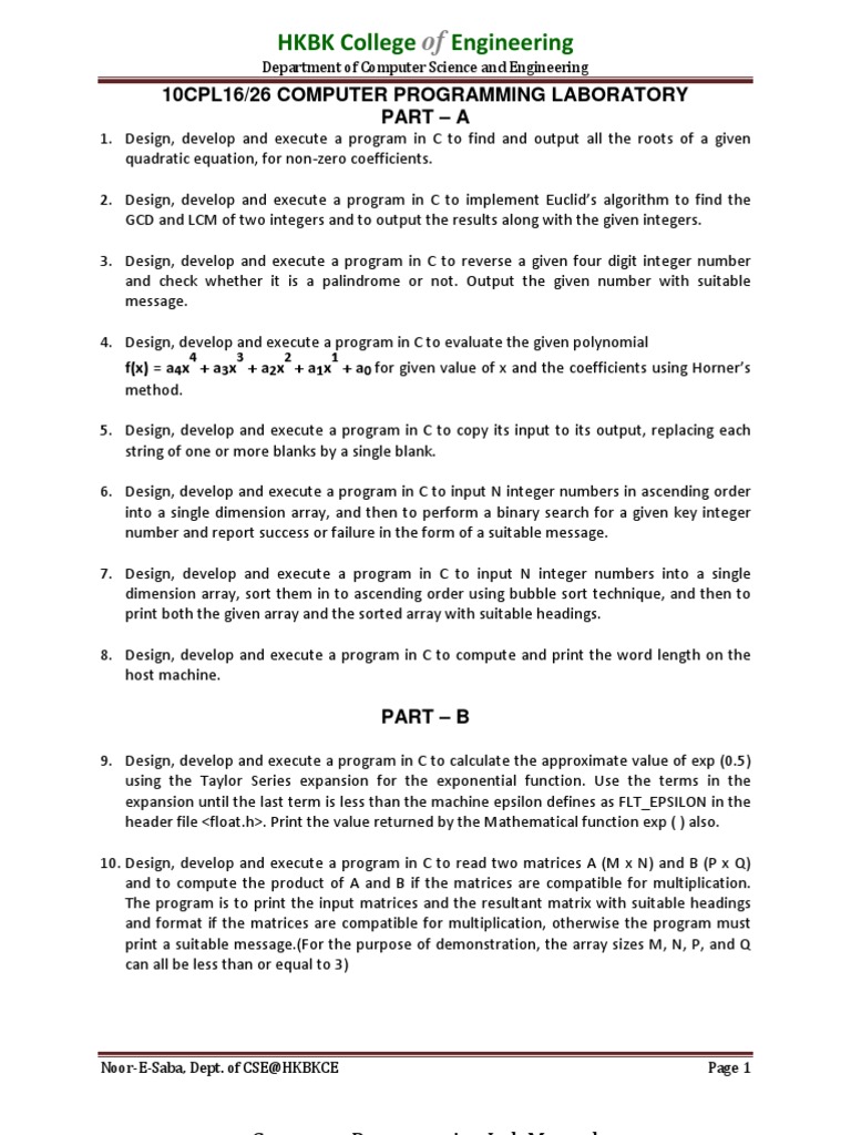 Cpl Manual | C (Programming Language) | Matrix (Mathematics)