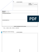 Lesson Planq Template For FST - 2013