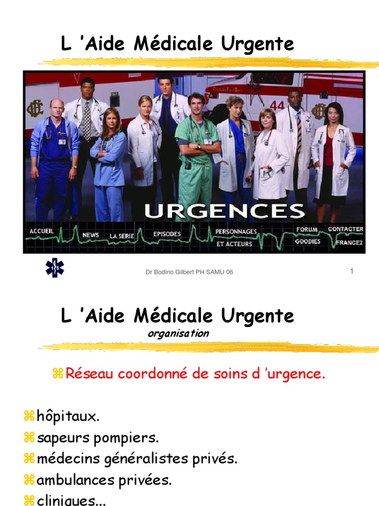 Organisation du SAMU 06 et SMUR | PDF | Services médicaux d'urgence ...