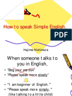 How to speak Simple English