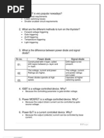 Power Electronics Question Bank