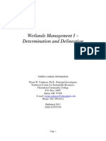 WetlandsManagementI DeterminationandDelineation