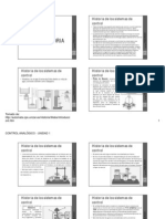 Historia control sistemas