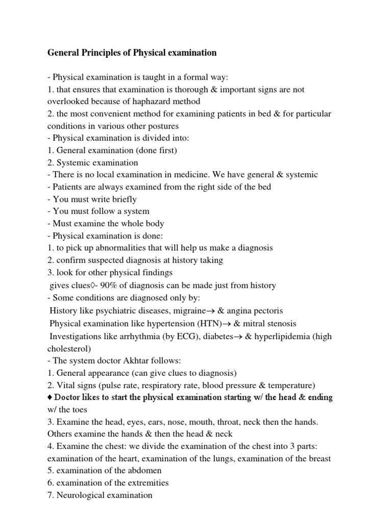 General Principles Of Physical Examination Physical Examination Hyperthyroidism