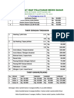 Tarif Klinik