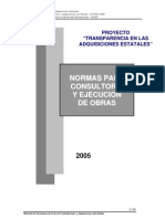 Mat Enseñanza -Normas pra consultoria y ejecucion de Obras