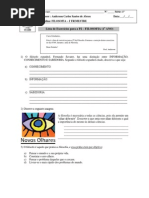 Lista de Exercícios - 1o ANO (P2)