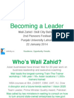 Download Becoming a Leader with Wali Zahid by Wali Zahid SN154337786 doc pdf