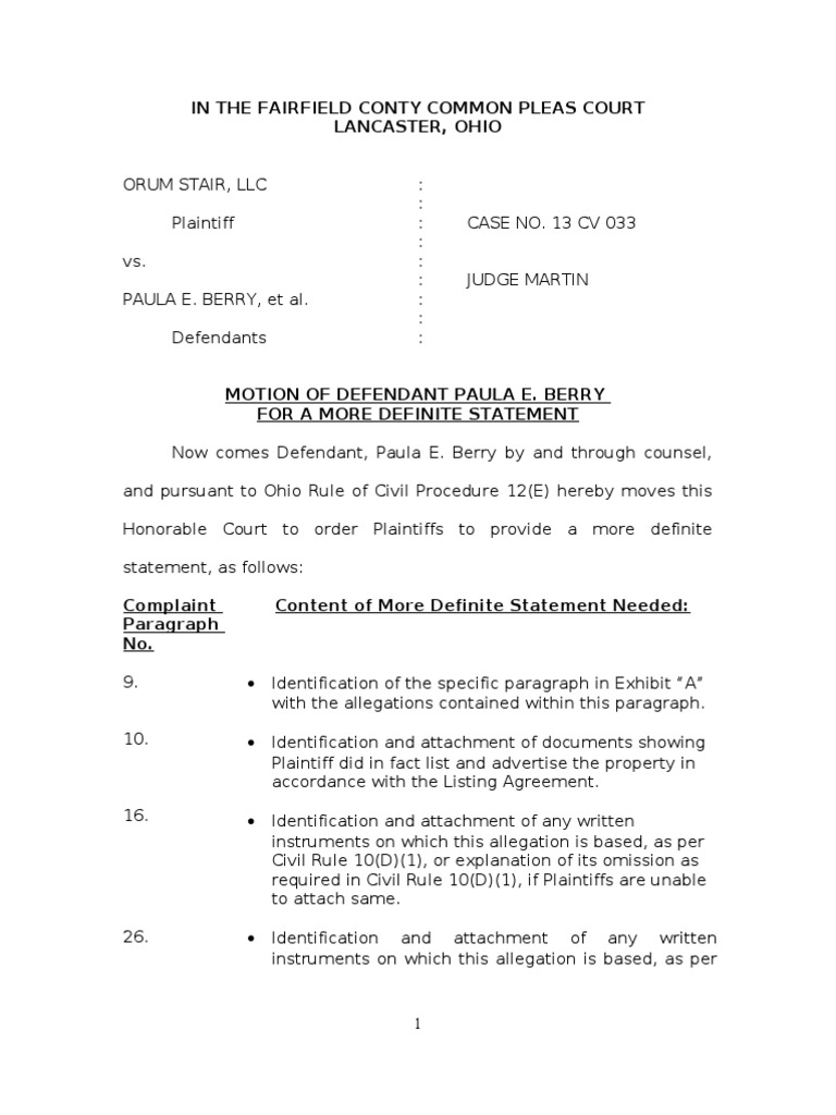 How to write a motion for family court image