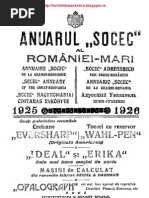 OCR - Anuarul Socec Al Romaniei Mari - Vol. I - Bucuresti - 1925 ...