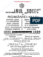 OCR - Anuarul Socec Al Romaniei Mari - Vol. I - Bucuresti - 1925- 1926