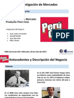 Investigación de Mercado. Caso Perú Cola