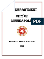 Minneapolis Fire Department 2012 Statistical Reporrt