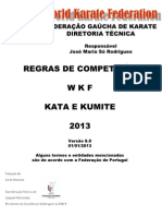 Karate regras de competição 2013