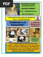GACETA JUVENIL ECB Nº 57 - JUNIO 2013