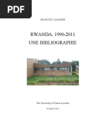 Download Rwanda1990 2011 Bibliographie by Kagatama SN154385000 doc pdf