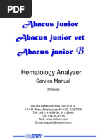 Download Diatron Abacus Junior Hematology Analyzer - Service manualpdf by Charlymsps SN154389027 doc pdf