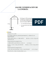 Problemas de Conservación de La Energía