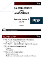 Data Structures AND Algorithms: Lecture Notes 8