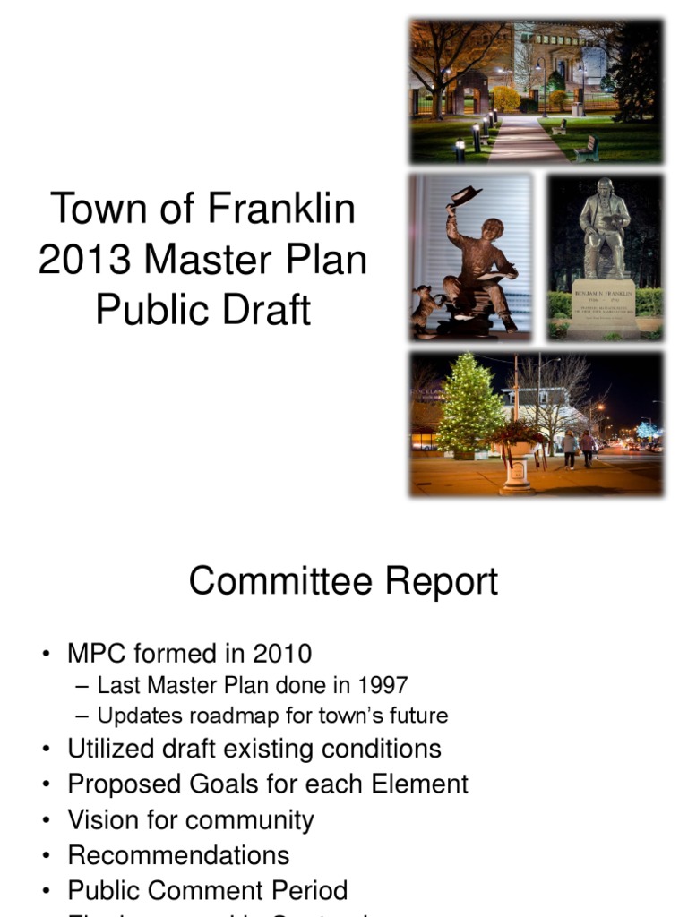Franklin 2013 Master Plan Draft | PDF | Sustainability | Affordable Housing