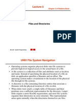 Files and Directories: Chapter 5 of Robbins Book