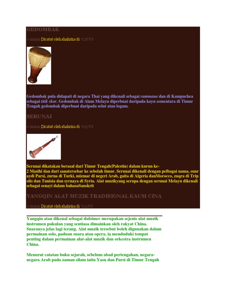 Alat Muzik Pdf