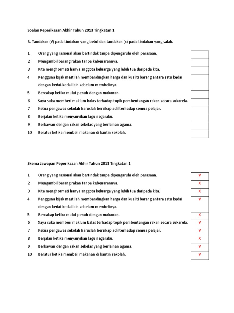 Soalan Pat Moral Tingkatan 1 Pdf