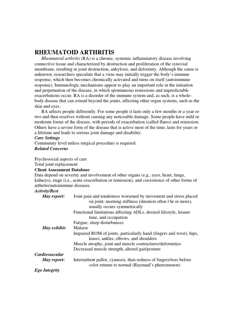 Rheumatoid Arthritis PDF Nonsteroidal Anti Inflammatory Drug Aspirin