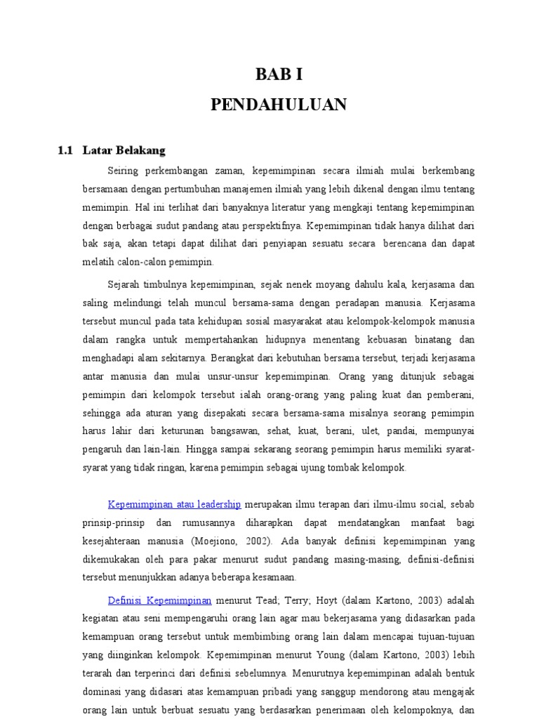 Makalah Kepemimpinan Doc