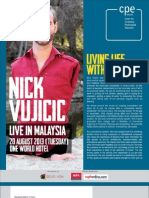 Nick Vujicic Seminar by Taylor's Centre of Professional Education (CPE)