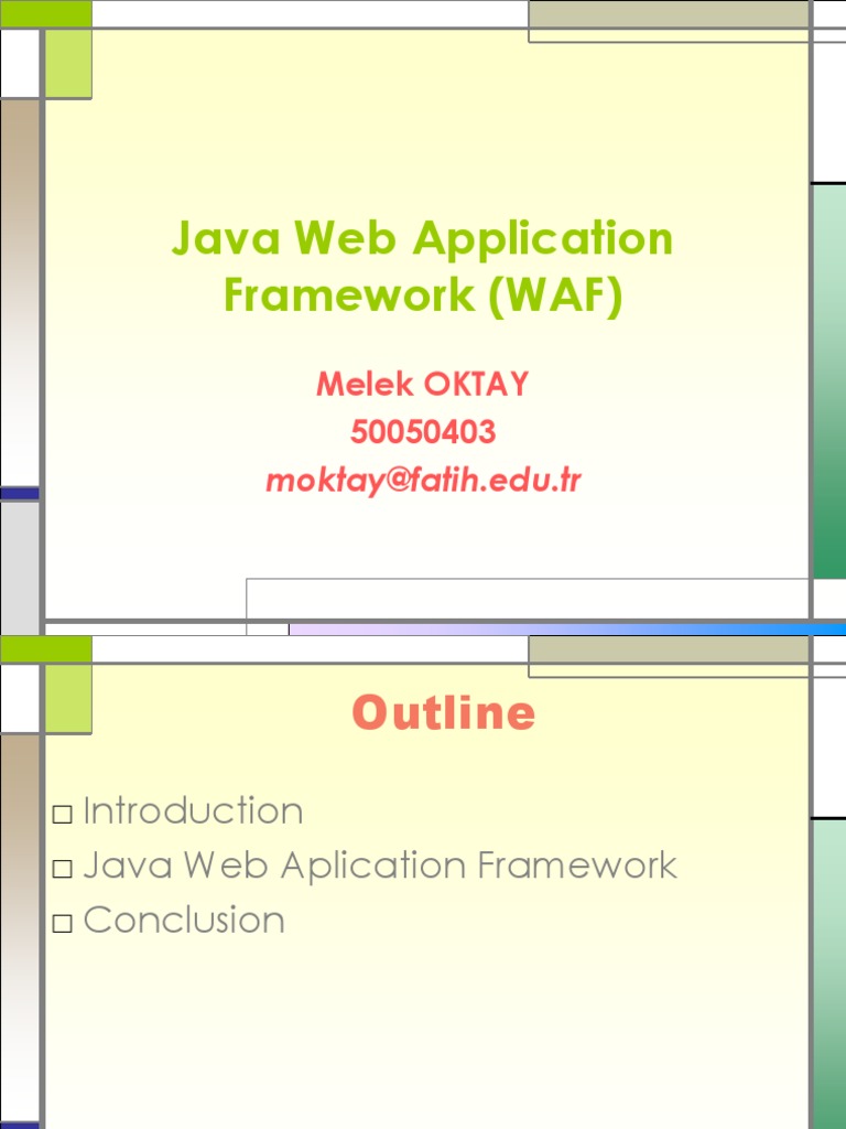 Que Es Waf | Java Server Faces | Model–View–Controller