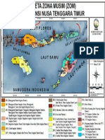 Peta Zona Musim (ZOM) Provinsi Nusa Tenggara Timur
