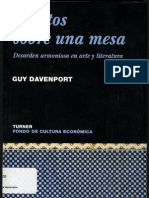 Objetos Sobre Una Mesa-Guy Davenport