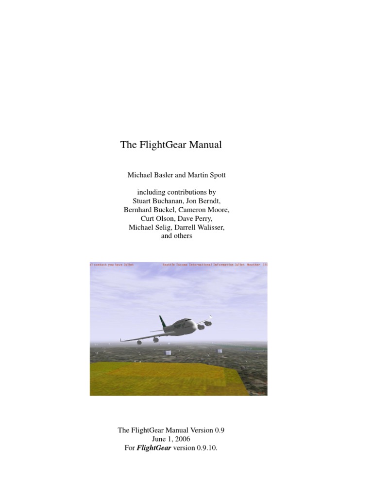 Flight Gear User'S Manual | PDF | Command Line Interface.