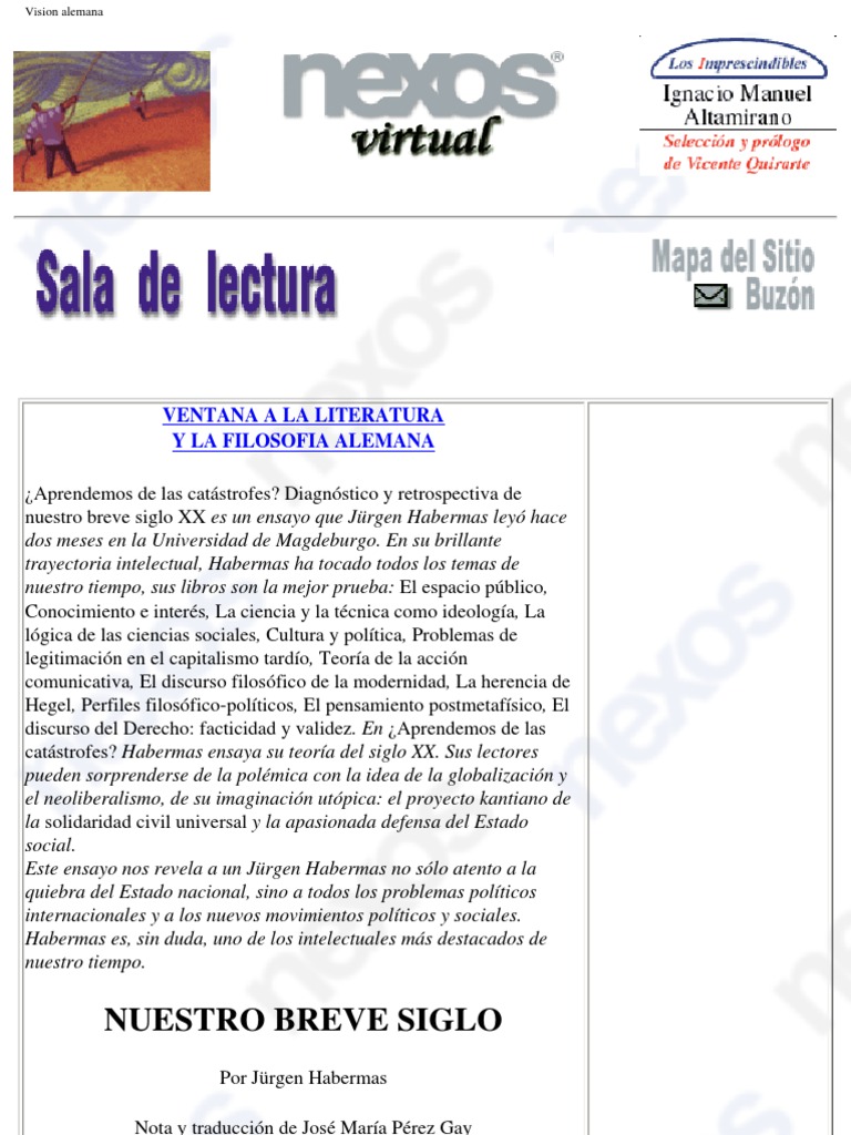 Vision Alemana Nuestro Breve Siglo PDF PDF