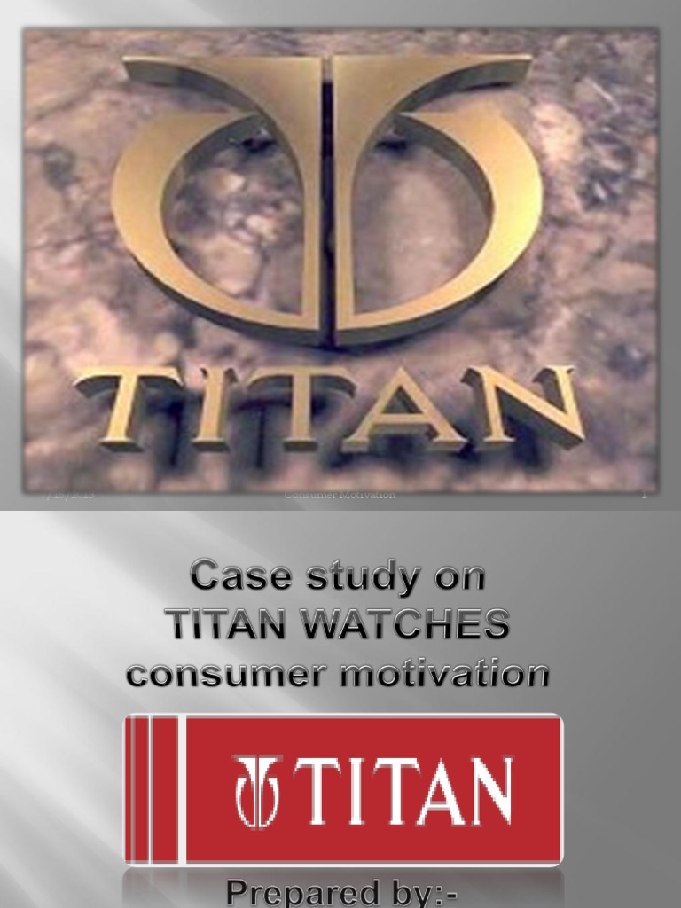 Titan watches target audience image