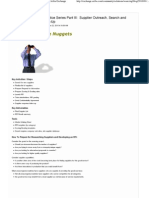 Sourcing - Esourcing Best Practice Series Part I PDF