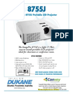 Dukane 8755J-RJ Projector