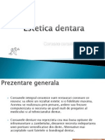 Prezentare Estetica Dentara